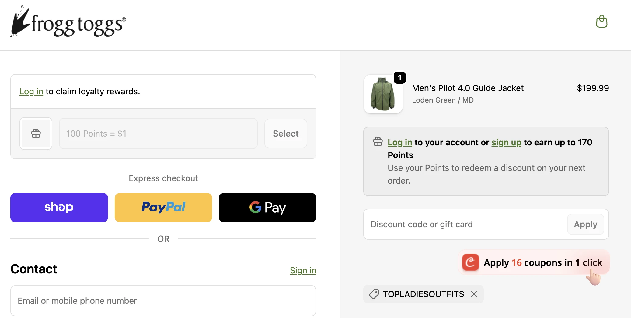 Use Promo Code TOPLADIESOUTFITS for 15% OFF Sitewide at froggtoggs.com